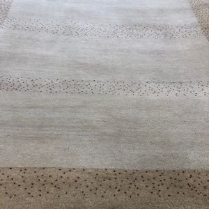 Hand Woven Indian Rug  4.4 x 6.4